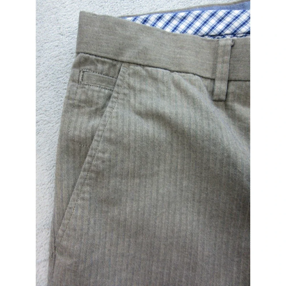 Banana Republic Kentfield Pants Men Size 31 x32 (Actual 29 x28) Beige Flat Front